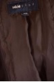 Дамско кожено яке с памучна талия, ръкави и яка 67.00