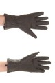 Тъмно кафяви дамски кожени ръкавици 15.00