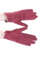 Тъмно червени дамски велурени ръкавици 15.00