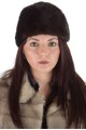 Тъмно кафява дамска шапка от естествен косъм 29.00