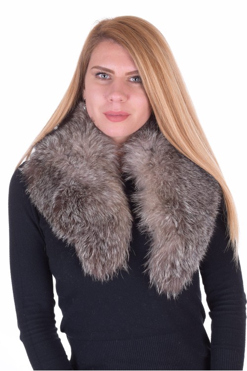 Дамска яка от естествен косъм 59.00
