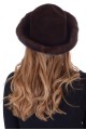 Дамска шапка от естествен косъм 39.00