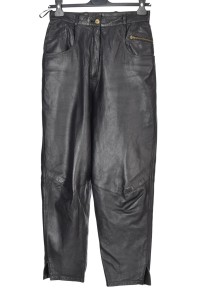 Klassische Hose für Damen aus Echtleder