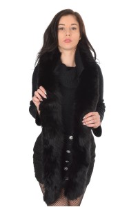 Collar made of fox fur