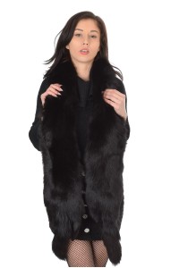 Collar made of fox fur