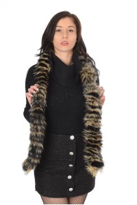 Collar made of fox fur