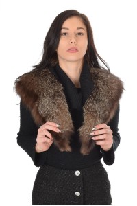 Collar made of fox fur