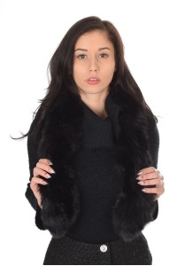 Collar made of fox fur
