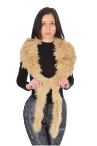 Collar made of fox fur