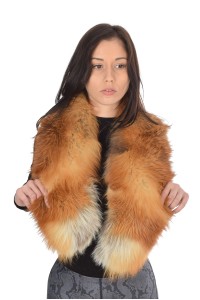 Collar made of fox fur