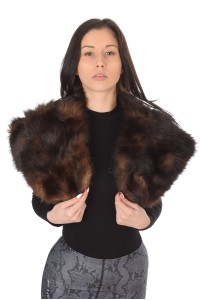 Collar made of fox fur