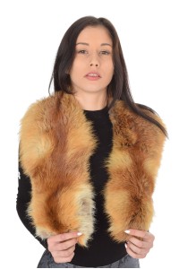 Collar made of fox fur