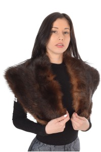 Collar made of fox fur