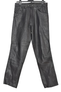 Pantalon de bărbați sportivdin piele naturală