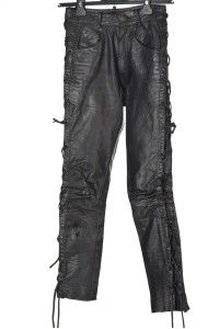 Extravagante Hose für Damen aus Echtleder