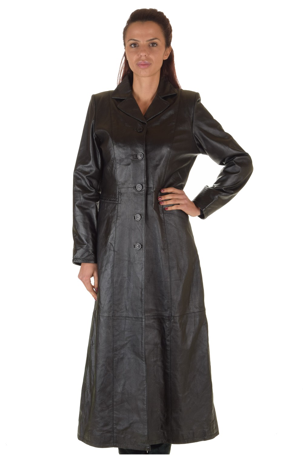 Leather trenchcoat | furlando - leather and fur.